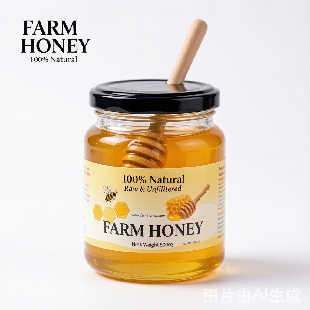 农家自酿蜂蜜 1kg 百花蜜 纯天然